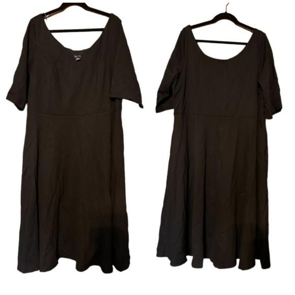 CITY CHIC Elegant Black A-Line Dress - Plus Size XL/ 22 NWT - Picture 3 of 12